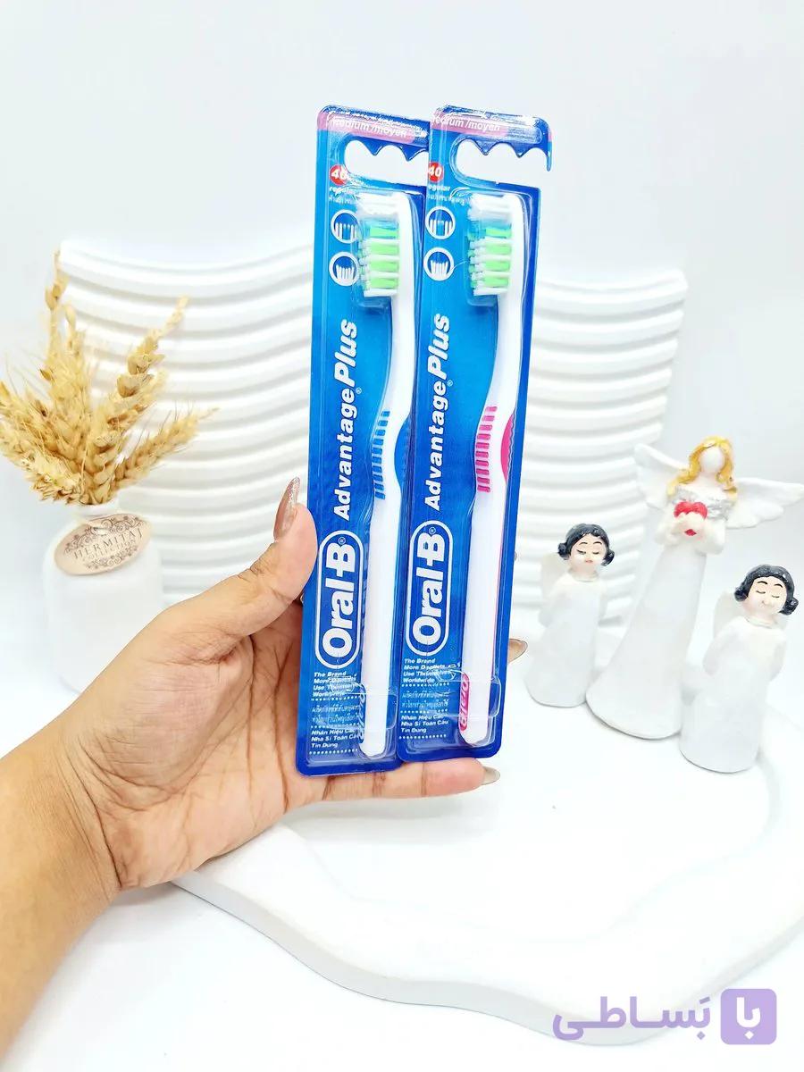 مسواک با کیفیت برند Oral-B کد 8124 — تصویر 1