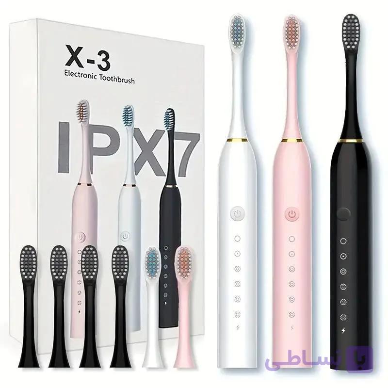 مسواک برقی قابل شارژ مدل X-3 — تصویر 1