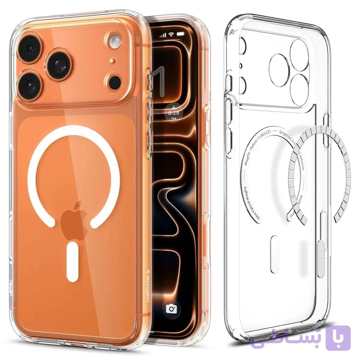 قاب آیفون 17 پرو مکس اسپیگن مدل Spigen Ultra Hybrid (Mag Fit) — تصویر 1