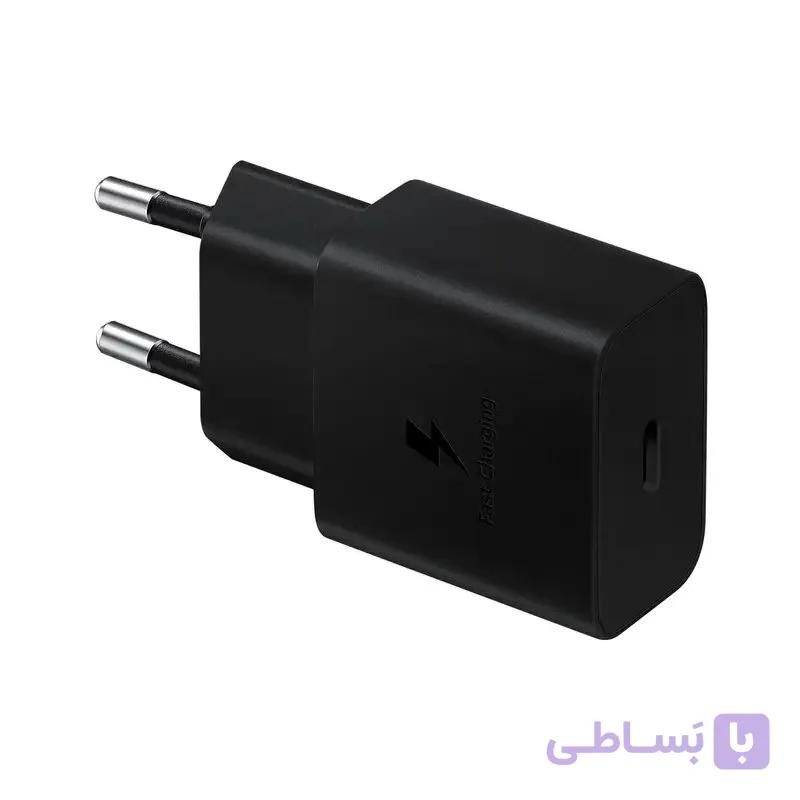 کله شارژر دو پین 15 وات سامسونگ مدل SAMSUNG 15W CHARGER EP-T1510NB — تصویر 1