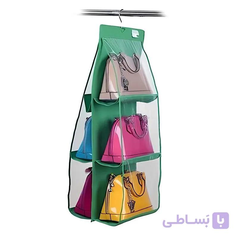 نگهدارنده و آویز کیف داخل کمد مدل 3 طبقه — تصویر 1