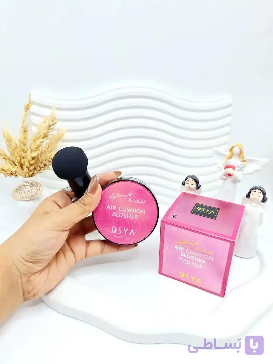رژ گونه کوشنی سبک مخملی همراه با پد قارچی OSYA کد 6450 — تصویر 1