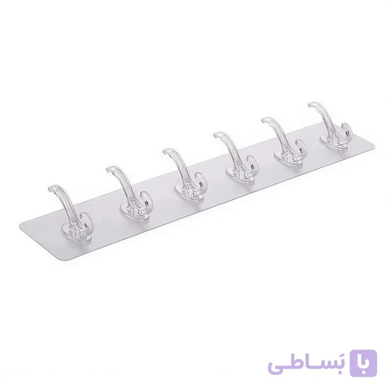 آویز دیواری 6 عددی تمام چسبی وارداتی — تصویر 1