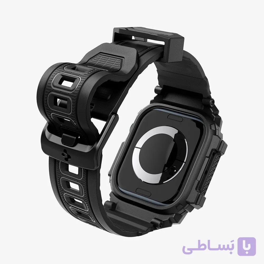 بند و کاور اپل واچ 46mm اسپیگن Spigen Rugged Armor Pro Apple Watch (46mm) — تصویر 1
