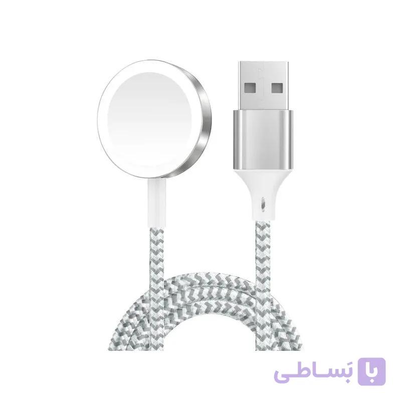 کابل شارژ مغناطیسی اپل واچ گرین مدل Green Magnetic Charging Cable — تصویر 1