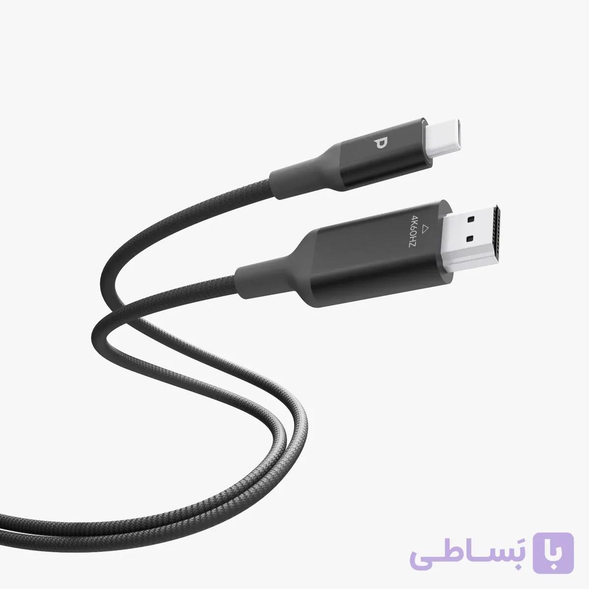 کابل HDMI پاورولوژی تایپسی POWEROLOGY PC028 طول 2 متر — تصویر 1