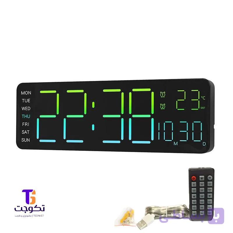 ساعت دیجیتال مدل DIGITAL CLOCK 6678R — تصویر 1