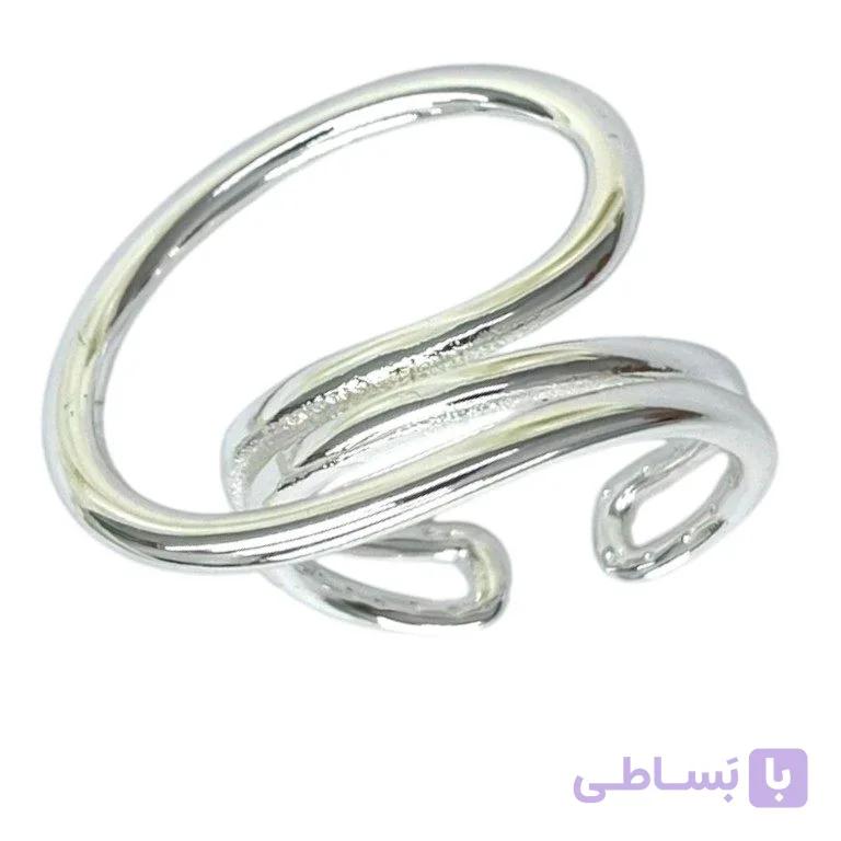 انگشتر زنانه مینیمال مدل پیچی کد R51897 — تصویر 1