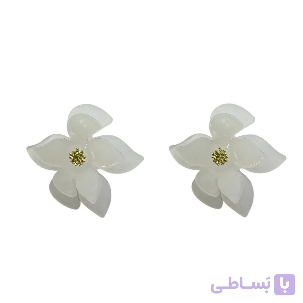 گوشواره زنانه مدل گل کد E5854 — تصویر 1