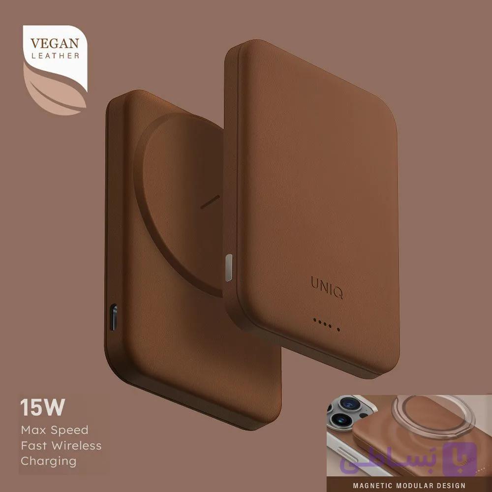 پاوربانک چرمی یونیک مدل Lexa 5000mAh — تصویر 1