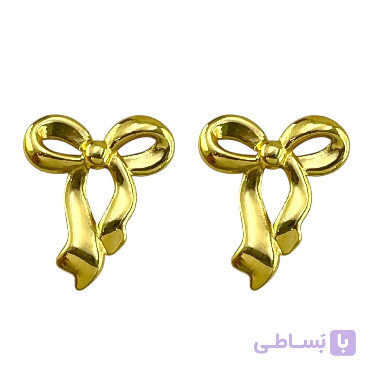 گوشواره زنانه مدل پاپیون کد E6363 — تصویر 1