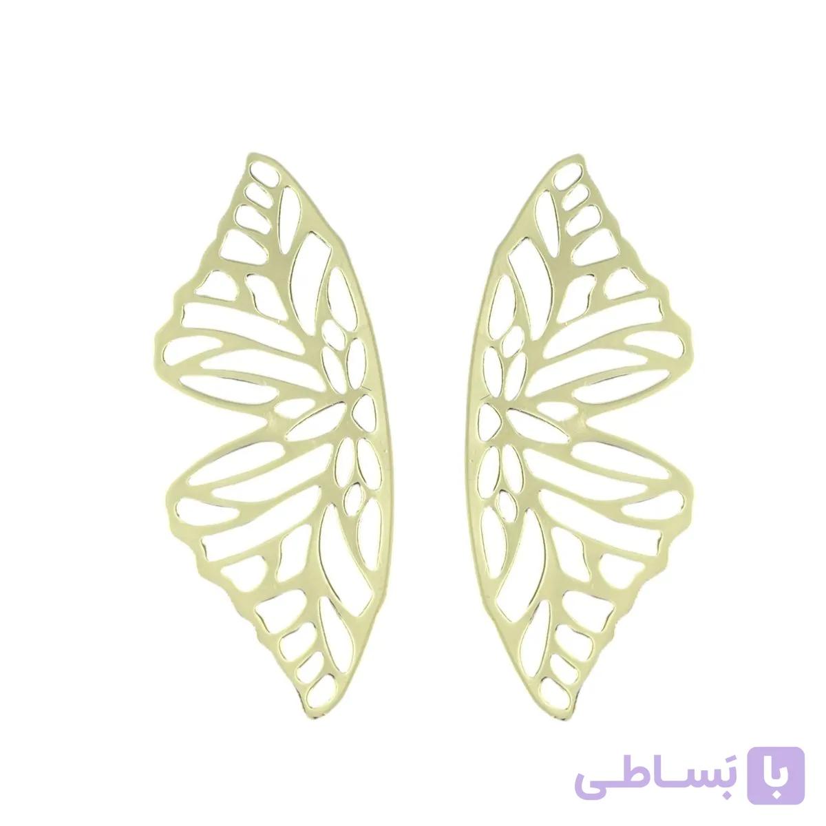 گوشواره زنانه مدل پروانه کد E6487 — تصویر 1