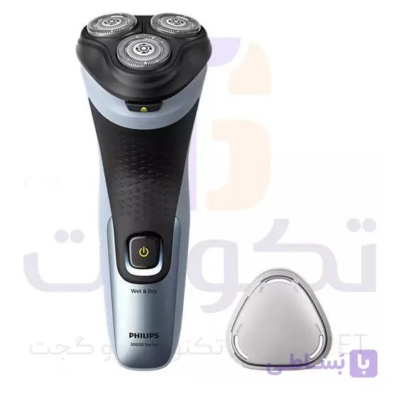 ماشین اصلاح فیلیپس مدل X3063 با تکنولوژی برش چرخشی و ضد آب(کالا اصل) — تصویر 1