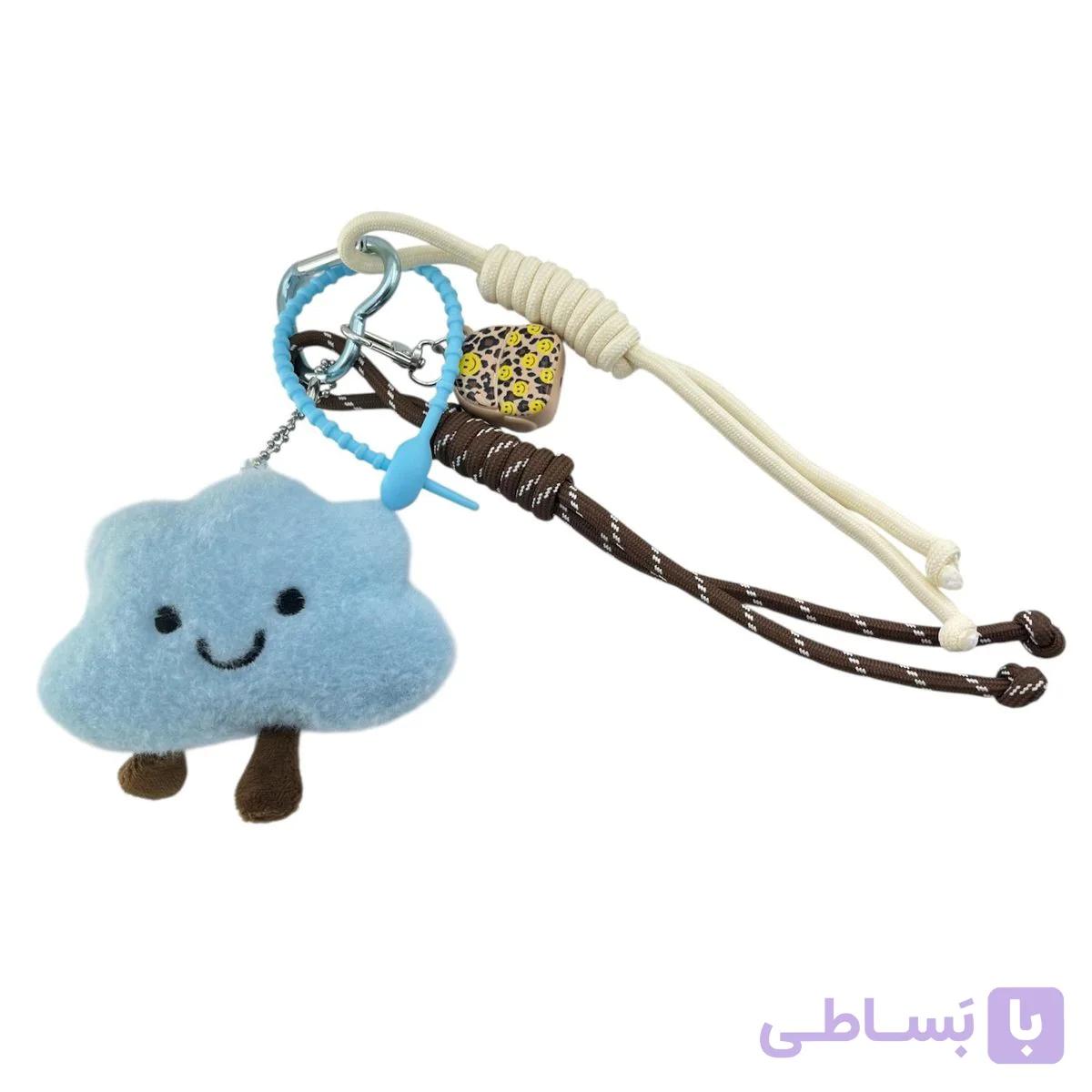 آویز کیف چارم بگ ابر پشمی کد J4127 — تصویر 1