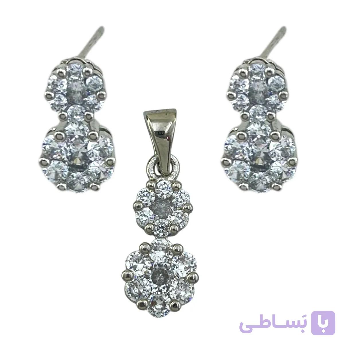 نیم ست زنانه مدل جواهری کد M4358 — تصویر 1