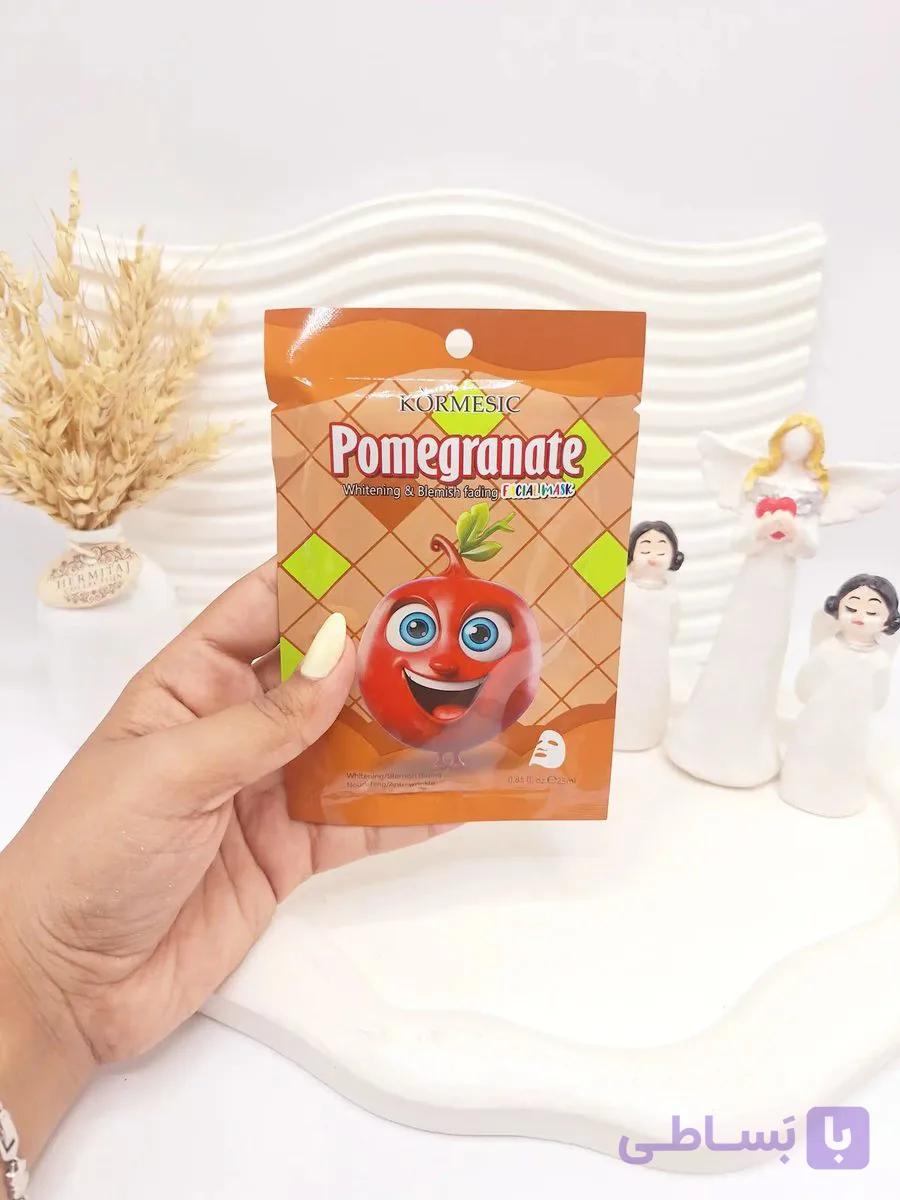 ماسک ورقه ای انار کورمسیک Pomegranate کد 3722 — تصویر 1
