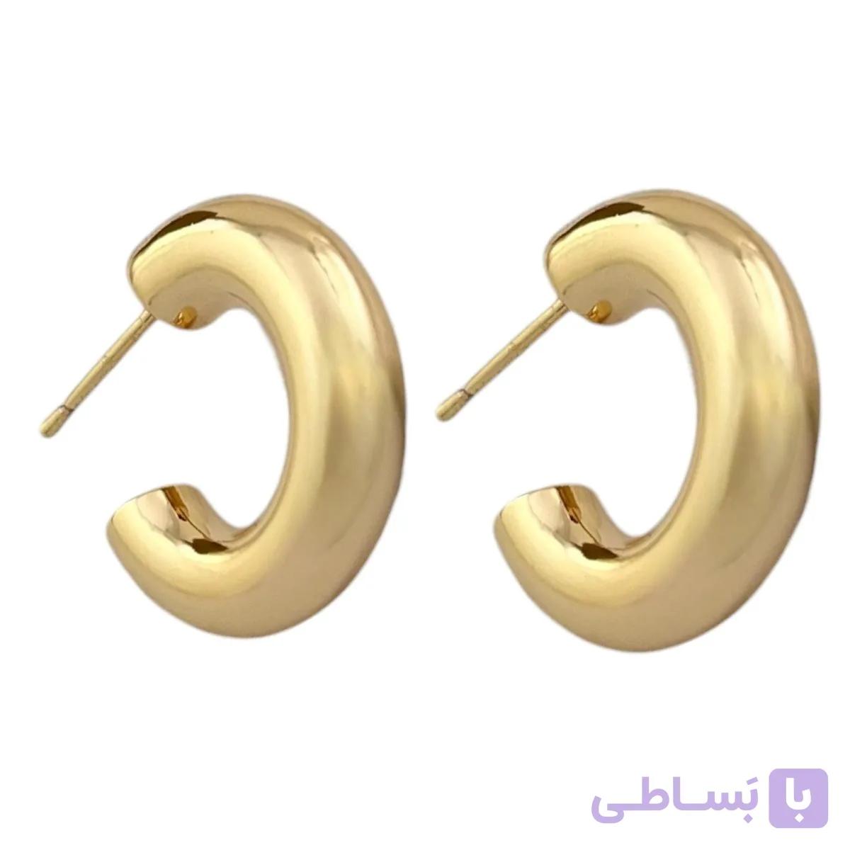 گوشواره زنانه ژوپینگ مدل دایره کد E6097 — تصویر 1