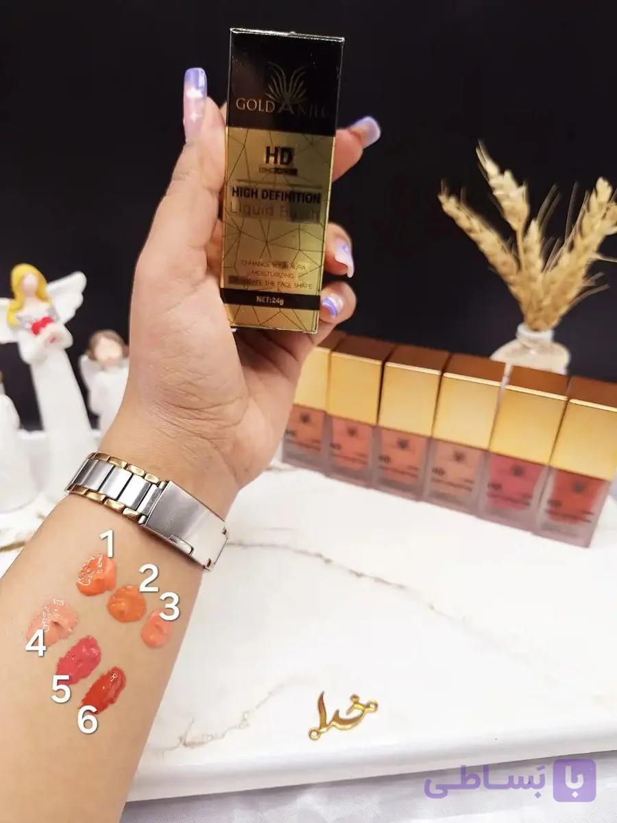 رژگونه با کیفیت عالی برند گلد آنجل GOLD ANJEL کد GA1911_8 — تصویر 1