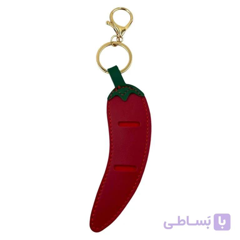 آویز کیف چارم بگ جاکلیدی جا عینک مدل فلفل کد J4221 — تصویر 1