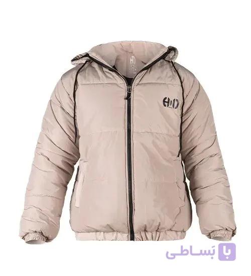 کاپشن مردانه نرمال ساده مموری کرم مدل 49321
