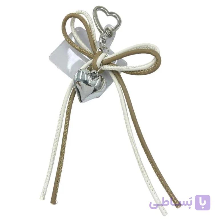 آویز کیف چارم بگ اویز گوشی مدل قلب پاپیون کد J4230 — تصویر 1