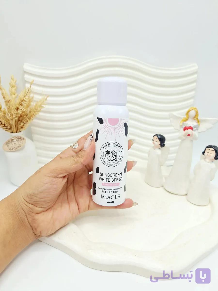 اسپری ضد آفتاب شیر گاو SPF 50 برند ایمیجیز کد 3927 — تصویر 1