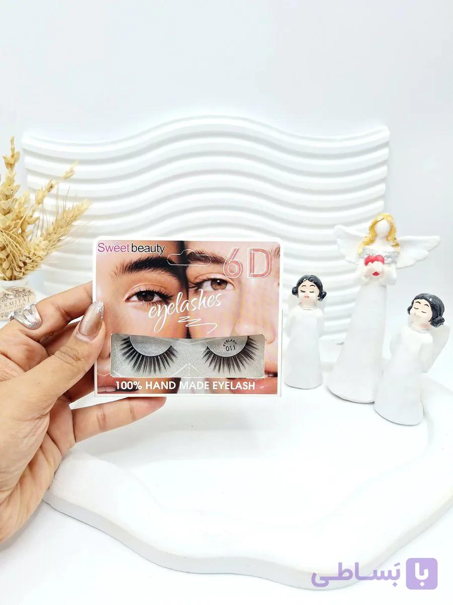 مژه مصنوعی  6D طبیعی سوییت بیوتی Sweet Beauty کد 3700 — تصویر 1
