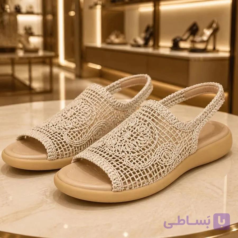 صندل زنانه Noora_Cream مدل 3924 — تصویر 1