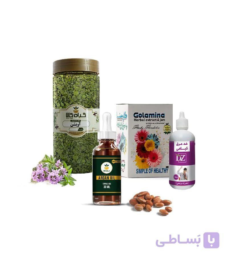 پک همکاری در فروش داروهای گیاهی (روغن آرگان، عصاره ضدتعریق، معجون لاغرکننده،گیاه آویشن) — تصویر 1
