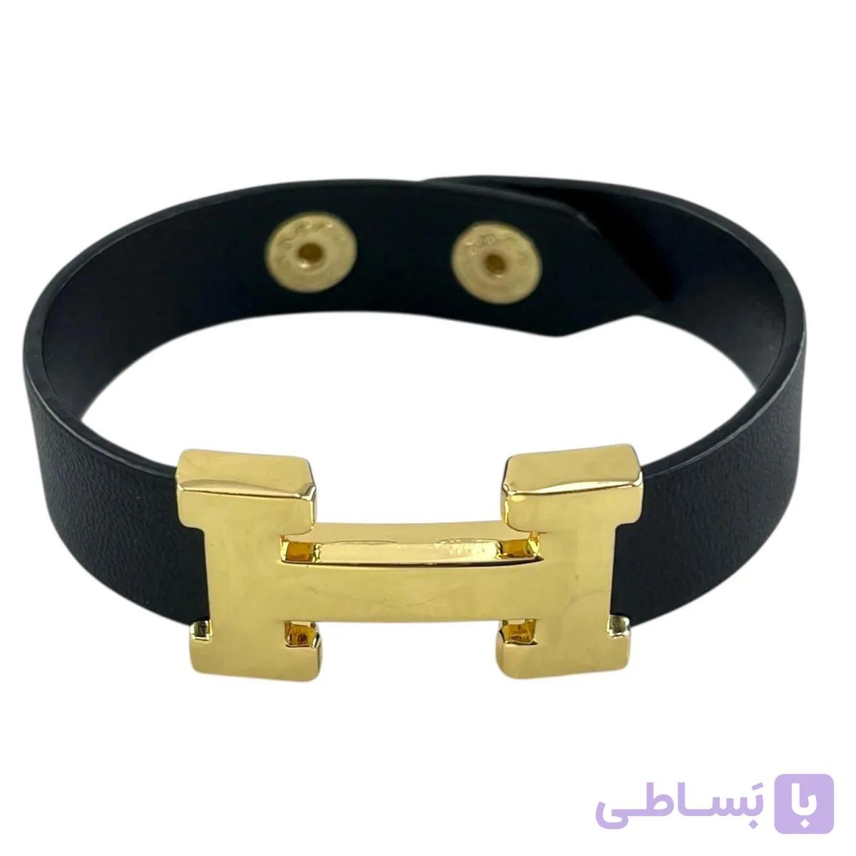 دستبند زنانه چرمی مدل هرمس کد B5536 — تصویر 1