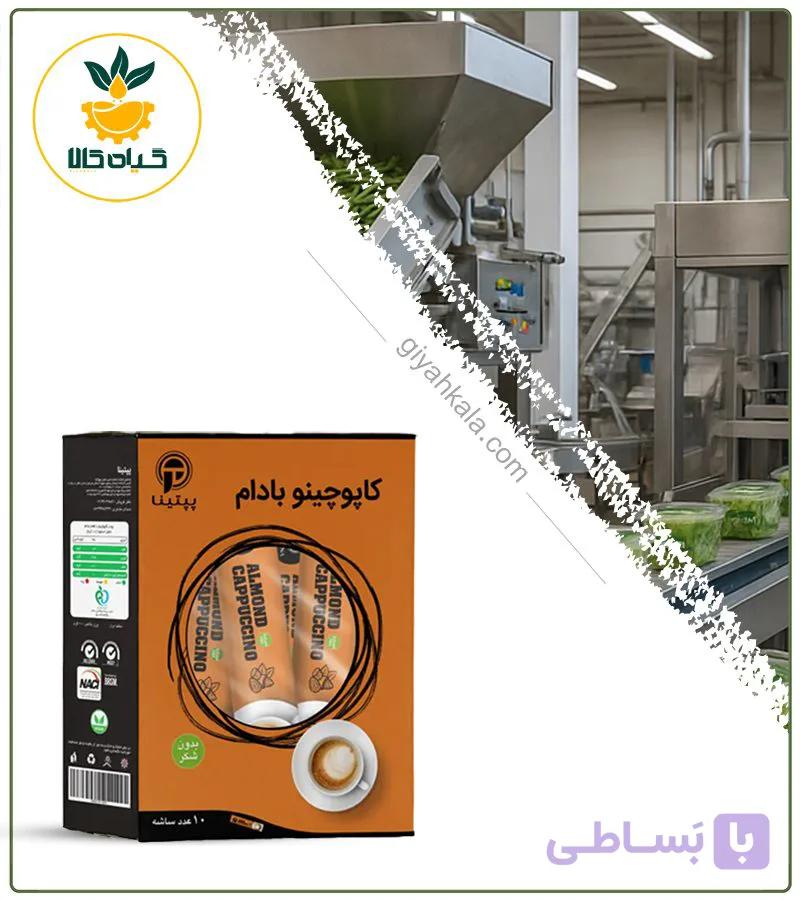 کاپوچینو بادام (بسته 10 عدد) — تصویر 1
