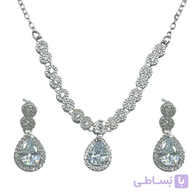نیم ست زنانه مدل جواهری کد M4413 — تصویر 1