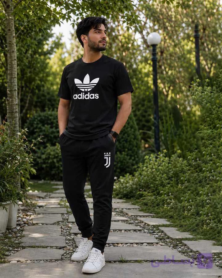 ست تیشرت و شلوار مردانه مدل Adidas کد 6569 — تصویر 1