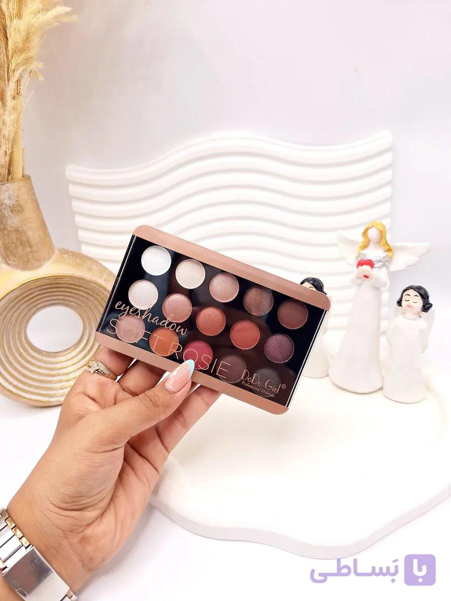 پالت سایه برند soft Rosie 15رنگ جذاب کد 3085 — تصویر 1