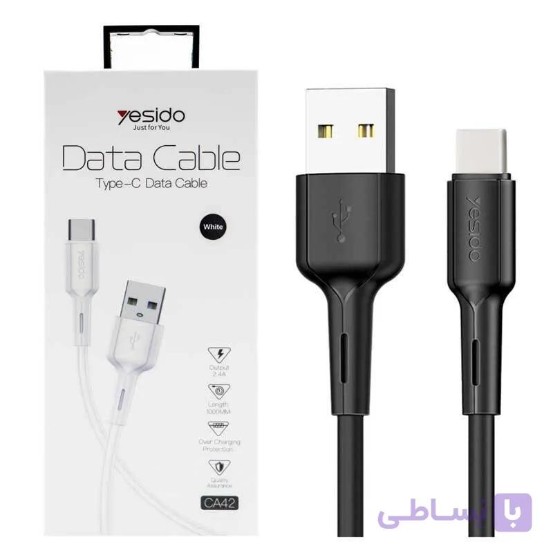 کابل تایپ سی یسیدو مدل YESIDO CA42 TYPE C — تصویر 1