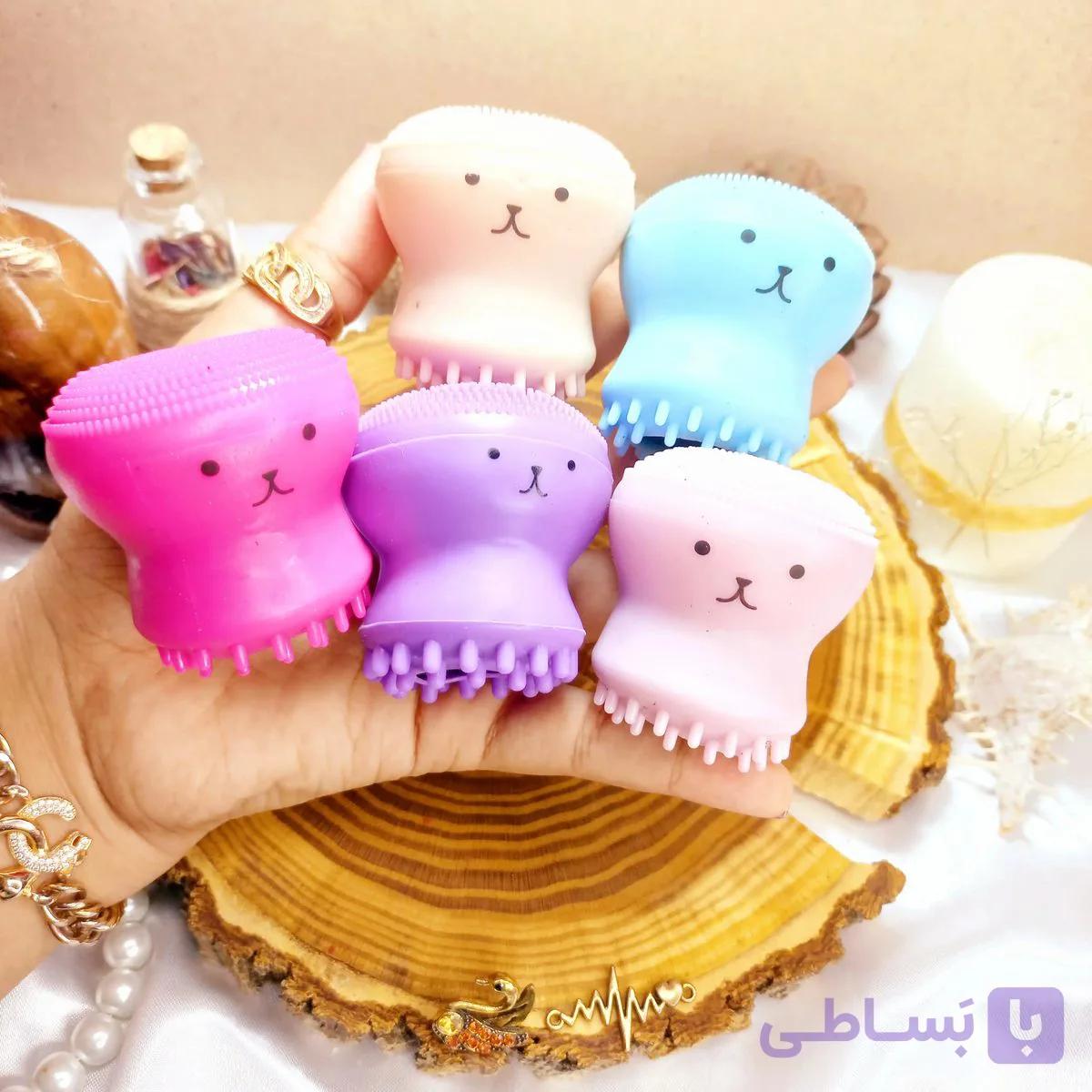 فیس براش دستی سیلیکونی مدل هشت پا | پخش عمده — تصویر 1