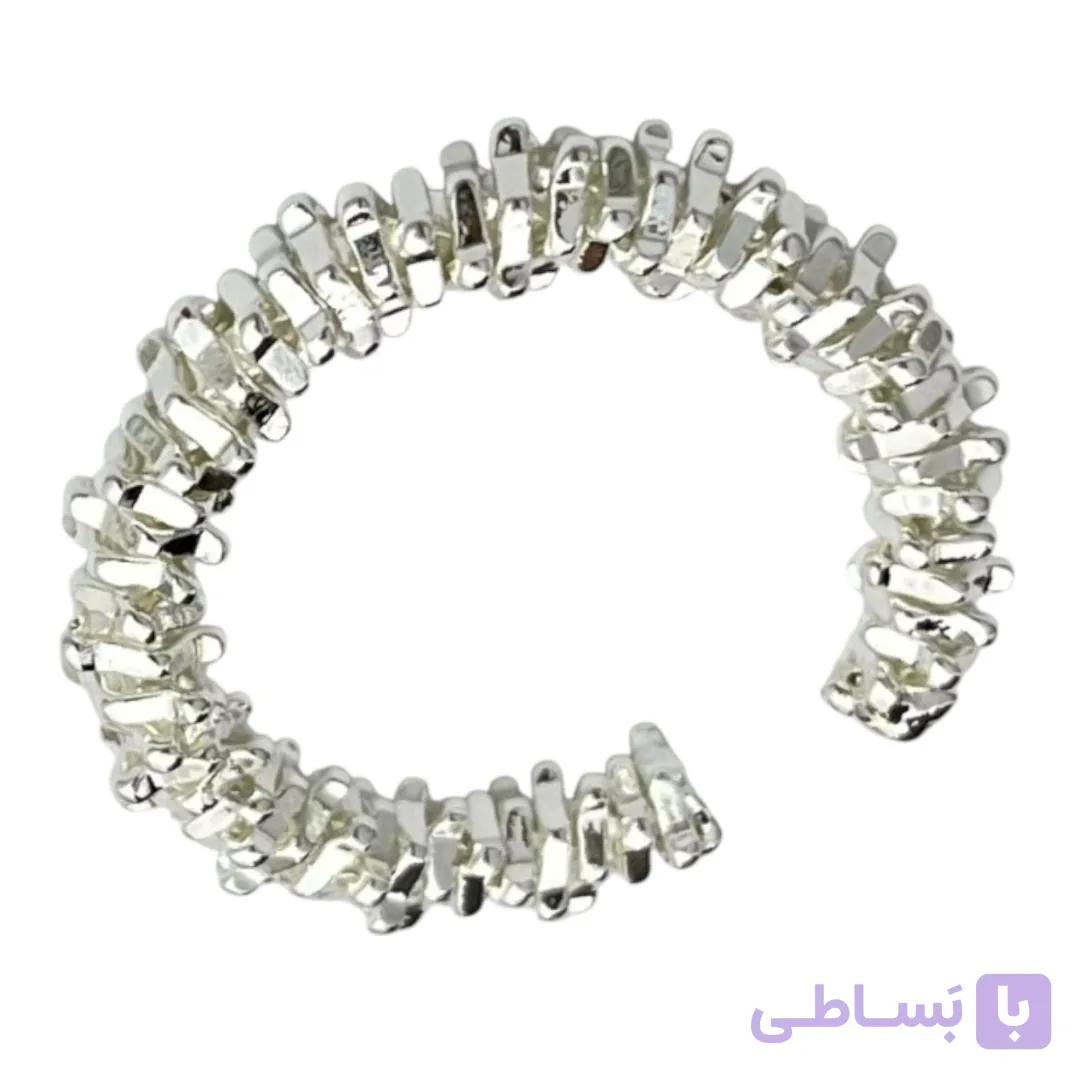 انگشتر زنانه مینیمال مدل خاویاری کد R5162 — تصویر 1