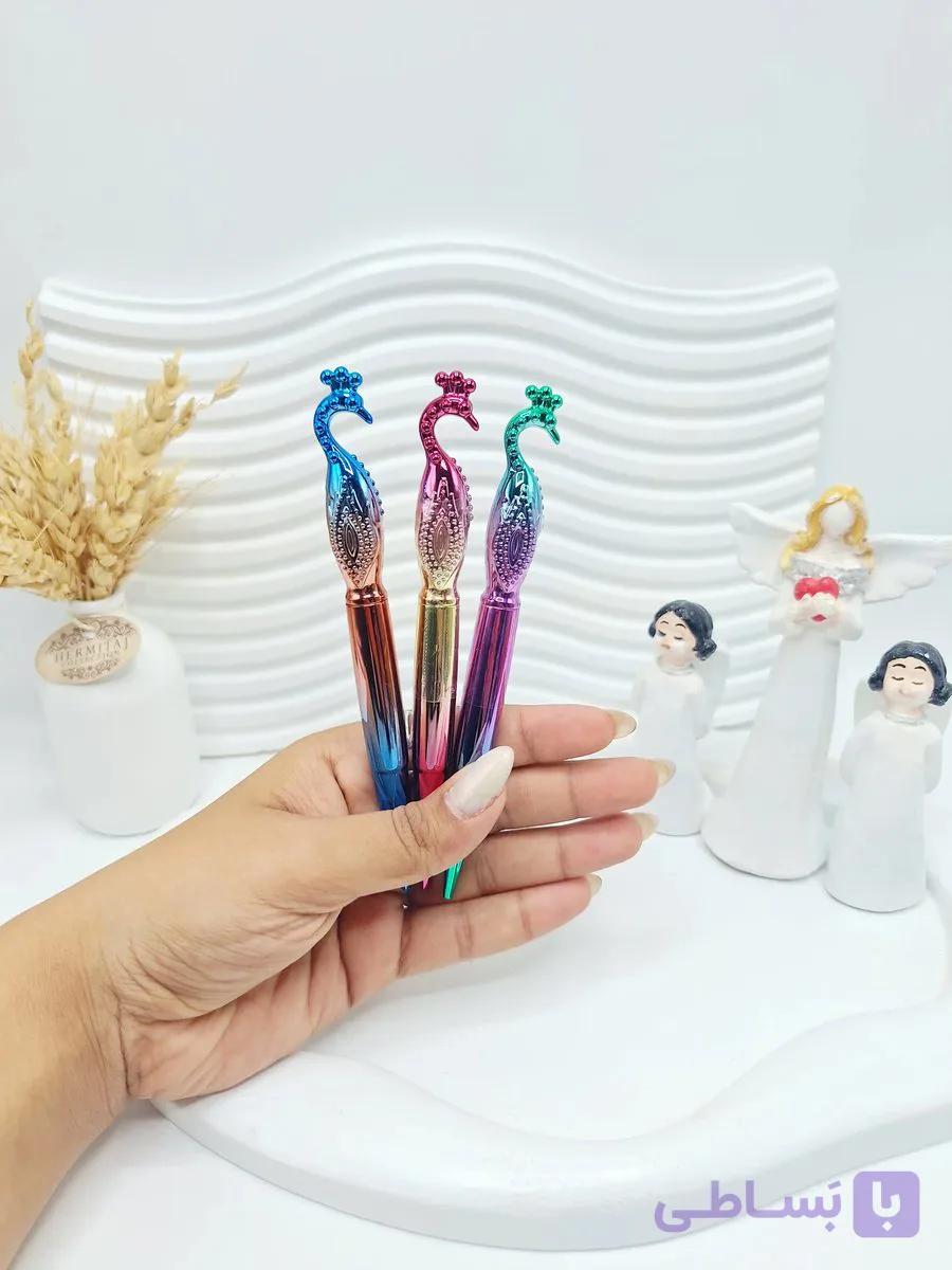 خط چشم ماژیکی مشکی طرح طاوس برند KIYOUOS  کد 5055 — تصویر 1