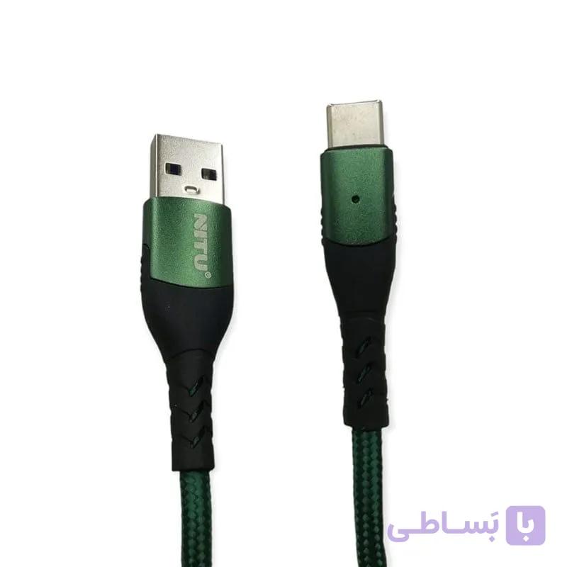 کابل تایپ سی نیتو مدل NITU NC132 USB TO TYPE C — تصویر 1