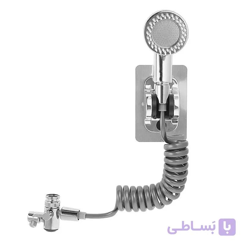 گجت شیر آب چند حالته و کیت دوش دستی آرایشگاهی — تصویر 1