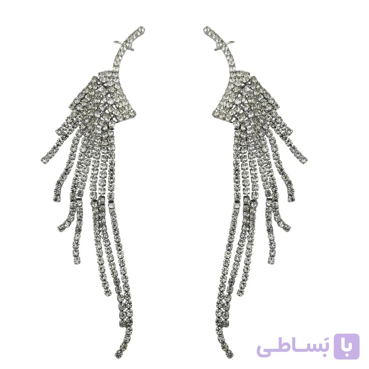 گوشواره زنانه مدل لاله گوش کد E5767 — تصویر 1