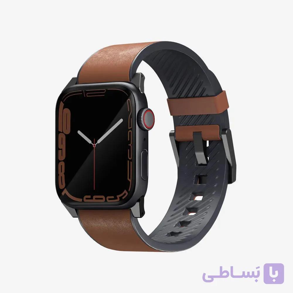 بند چرمی اپل واچ Uniq Straden — تصویر 1
