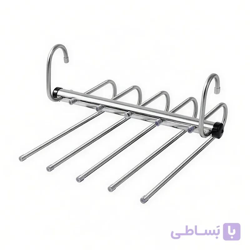 رخت آویز 5 طبقه رگالی مدل تمام استیل — تصویر 1