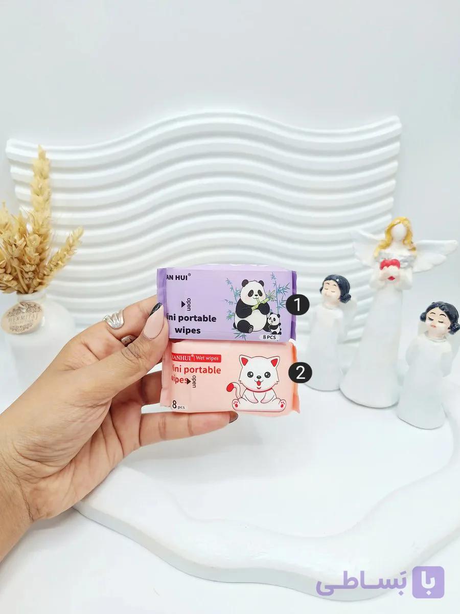 دستمال مرطوب کننده و آرایش پا کن برندQIANHUI کد 3586 — تصویر 1