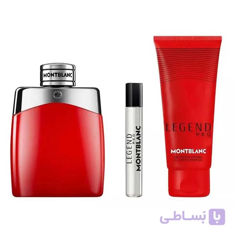 ست ادکلن هدیه مردانه Mont Blanc Legend Red – پک 3 عددی — تصویر 1