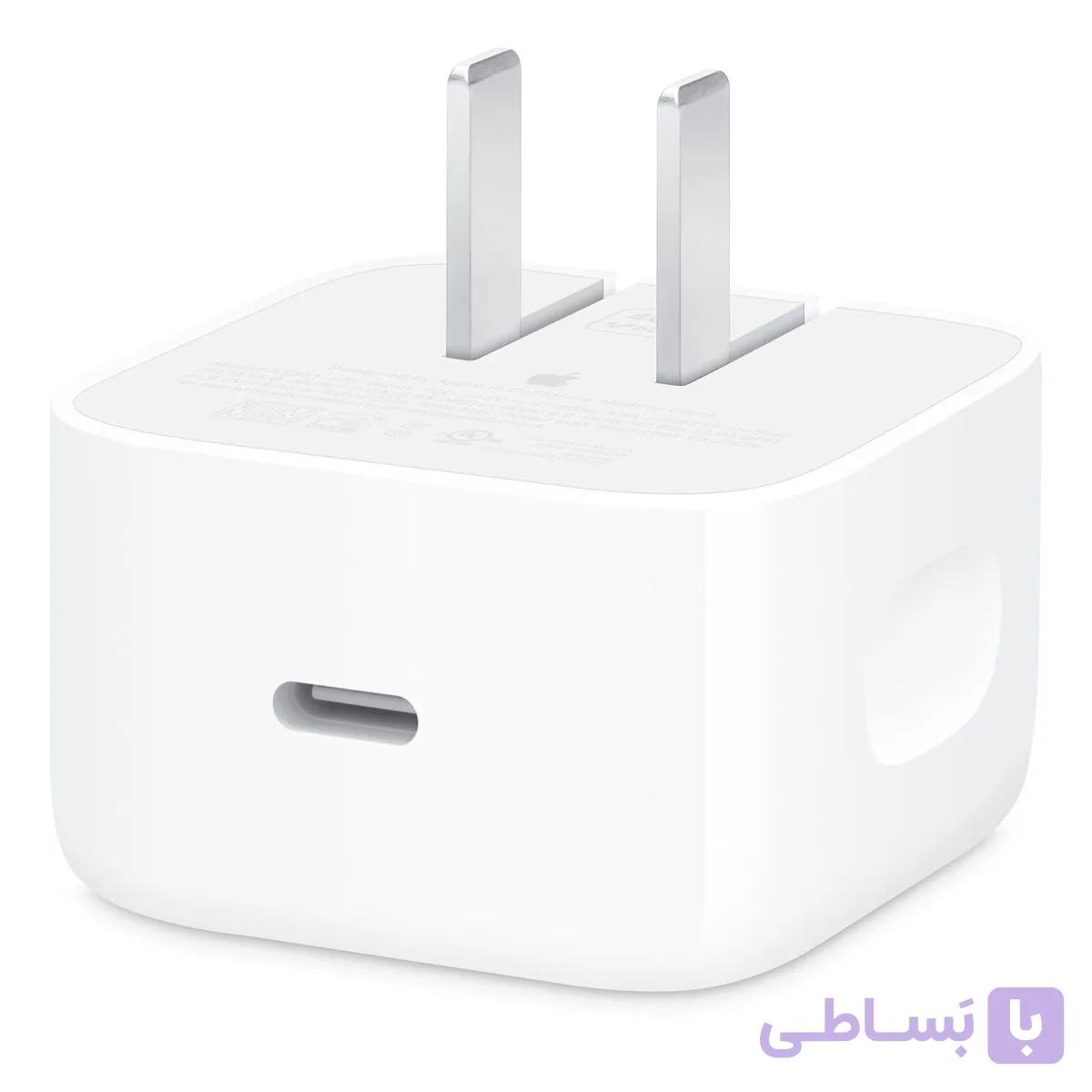 شارژر اورجینال 2pin داینامیک 40 تا 60 وات اپل Apple 40W USB-C Dynamic Power Adapter — تصویر 1