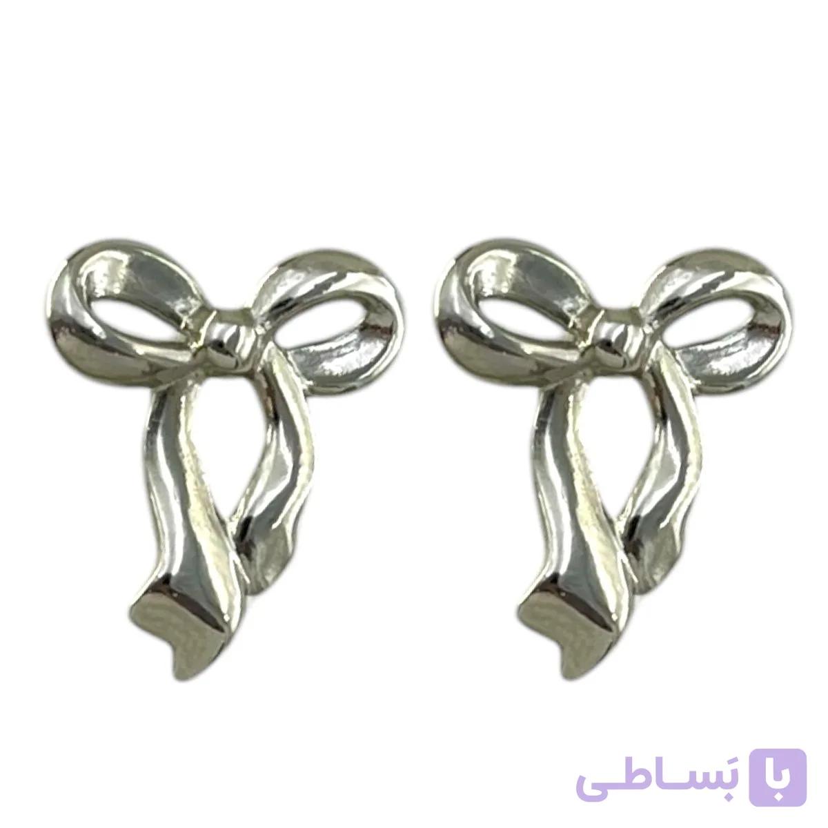 گوشواره زنانه مدل پاپیون کد E6362 — تصویر 1