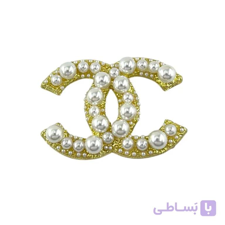 گل سینه زنانه مدل شنل  G4204 — تصویر 1