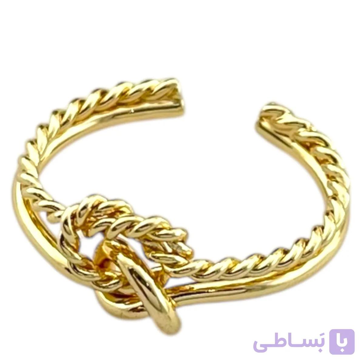 انگشتر زنانه مدل گره کد R5026 — تصویر 1