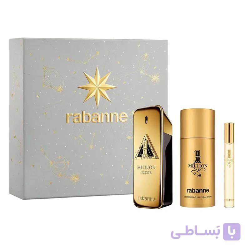 ست هدیه عطر مردانه پاکو رابان 1 Million Elixir Parfum Intense 3 Piece Gift Set